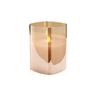 Dekordom Led candle cubo - 10cm - grey - n53