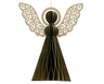 Dekordom Ng dekoracija - hanging paper angel 15cm 709229 - green - kmg