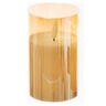 Dekordom Led candle glass cylinder - gold - 30cm -  n53