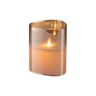 Dekordom Led candle prism -  10cm - gold - n53