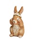 Dekordom Uskršnja dekoracija bunny with wreath 13cm 10035517