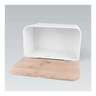 MAESTRO MR1770W KUTIJA ZA HLEB 35x21x21CM DRVO-METAL BELA