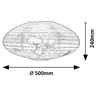 Rabalux Dečija plafonska lampa Hopply E27 71408