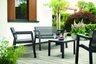 Keter Baštenski set Emilly Patio bez jastuka, grafit - DELHAIZE CU 246589