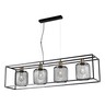 Forma Viseća lampa F7044-4V BK+SG