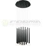 Forma LED luster F2605-12L BK