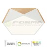 Forma LED plafonska lampa F2810-24C WH+WD