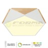 Forma LED plafonska lampa F2810-24C WH+WD