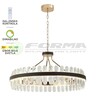 Forma LED visilica KP4003-110V BK+GD