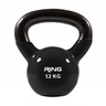 RING Kettlebell 12kg metal vinyl RX DB2174-12 black
