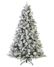DekorDom Novogodišnja jelka lausanne snowy - 210cm