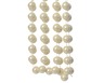DekorDom novogodišnja dekoracija - bead garland 2.7m 001714 - cream - kmg