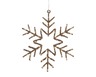 DekorDom novogodišnja dekoracija - led snowflake 40cm 489386 - gold - kmg