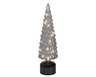 DekorDom novogodišnja dekoracija - led rotating tree 40cm 489838 - grey - kmg