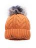 Ženska zimska kapa narandžasta