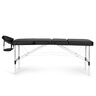 ModernHome Aluminijumski masažni i rehabilitacioni sto, 3-sekcioni, sklopivi u kofer + torba - BM3724-BC