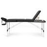 ModernHome Aluminijumski masažni i rehabilitacioni sto, 3-sekcioni, sklopivi u kofer + torba - BM3724-BC