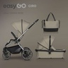 EURO CART EASY GO GIRO 2U1 KOLICA ZA BEBE SAVANA BEIGE W/EA/GIRO/SB