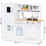 ECO TOYS DRVENA DEČIJA KUHINJA LED SVETLO+SAKSIJE PLK553