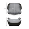 KINDERKRAFT BUSTER I-BOOST2 125-150CM GREY KCIBOO02GRY0000