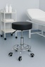 ModernHome Rotirajuća stolica, kozmetička i medicinska, podesiva, crna - BC007-1-BC