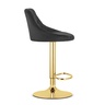 OSKAR Barska stolica Kast black / gold baza 3973_1-KAST