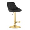OSKAR Barska stolica Kast black / gold baza 3973_1-KAST