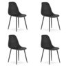 OSKAR Stolice WAT crne, crne nogare, set od 4 komada 4068_4-WAT