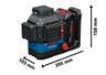 Bosch Professional Građevinski laser GLL 18V-120-33 CG 0601065101