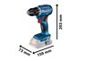 BOSCH Professional set GSR bušilica 18V + GWS ugaona brusilica 18V + 2x4.0Ah + torba 0615A5007N