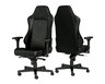 Gaming stolica NOBLECHAIRS HERO crno-zlatna