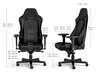 Gaming stolica NOBLECHAIRS HERO crno-zlatna