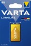 Varta Longlife 6LR61, alkalna baterija 1/1