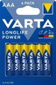 Varta Longlife power LR03, alkalna baterija 6/1