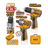 INGCO aku set 16V COSLI240968 (udarni odvijač 170NM+bušilica 60NM)
