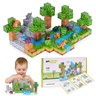 ECO TOYS Set magnetnih kocki za decu – 142 dela, kocke i dinosaurisi HC713651