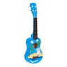 ECO TOYS Ukulele drvena gitara za decu sa 4 najlonske žice i trzalicom plava – MF019H