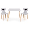 ECO TOYS Dečiji set nameštaja Koala – sto + 2 stolice , ECOTOYS 6163