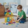 ECO TOYS Set magnetnih kocki za decu – kuća i auto, 45 delova HC428179