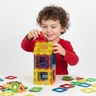 ECO TOYS Set magnetnih kocki za decu – kuća i auto, 45 delova HC428179