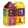 ECO TOYS Set magnetnih kocki za decu – kuća i auto, 45 delova HC428179