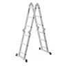 ModernHome Aluminijumske višenamenske merdevine 4x3, sa šarkama, sklopive, nosivost 150 kg WK4210-3D