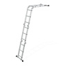 ModernHome Aluminijumske višenamenske merdevine 4x3, sa šarkama, sklopive, nosivost 150 kg WK4210-3D