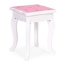 ECO TOYS Veliki dečiji toaletni sto za devojčice sa trostrukim ogledalom, stolicom i fiokom, ECOTOYS W08H094