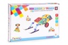 ECO TOYS Set magnetnih kocki za decu – kuća i auto, 48 delova HC397265