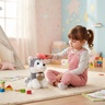 ECO TOYS Plišana igračka za decu, štene Husky, torba + četka za negu HC750229