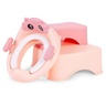 ECO TOYS Adapter za WC šolju sa stepenicama i platformom za decu, roze, ECOTOYS HA-P17-18-PK