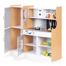 ECO TOYS Dečija kuhinja sa zvukom i LED tablom za pisanje, metalni dodaci, MDF, 3+ godine, ECOTOYS TL053001