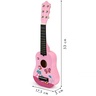 ECO TOYS Drvena gitara za decu sa metalnim žicama pink FO18 P / MF019A