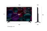 LG LED TV 55" 55UA73003LA, 4K Ultra HD, WebOS Smart TV, HDR10 Pro, α7 AI Processor 4K Gen8, Super Upscaling